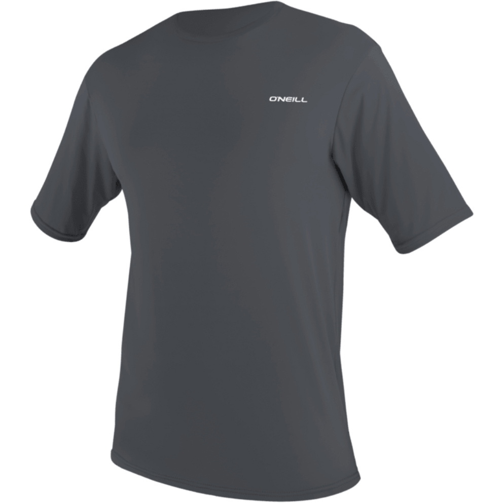 2026 O'Neill Mens Basic Skins Short Sleeve Sun Shirt 5715 - Graphite